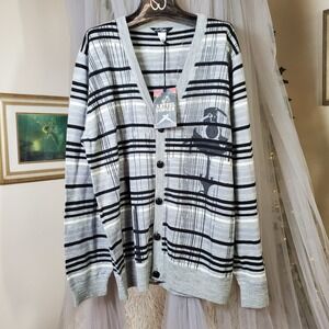 ARTFUL DODGER Wool Button Up Sweater Cardigan NWT $148 Size XL Artistic Oversize